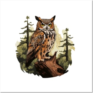 Hoot Owl Posters and Art